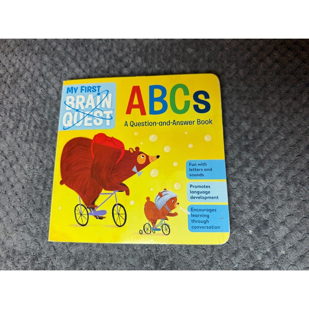 My First Brainy ABCs Question and Answer Board Book